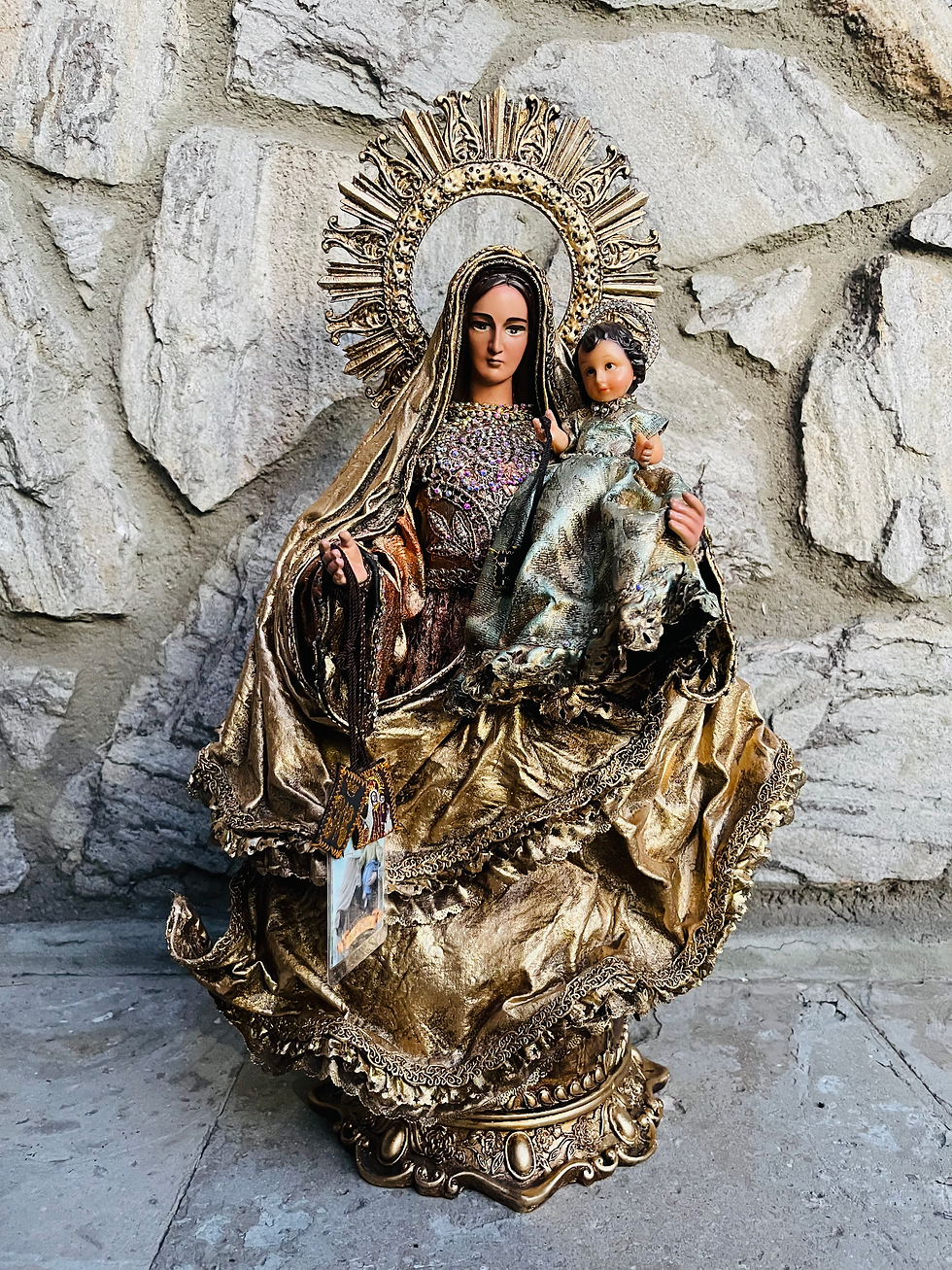 Nuestra Señora del Carmen, busto.