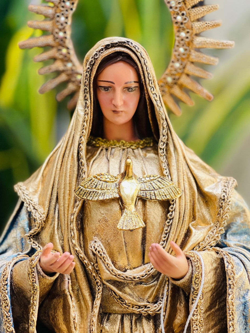 Miniatura: Virgen de la Encarnación, patinado.