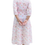 Thumbnail: Muka cotton White with multicolor print fit & flare dress for women