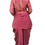 Thumbnail: Muka Cotton muslin Printed Ethnic jacket with kurta and dhoti set for women