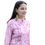 Thumbnail: Muka cotton Purple print fit &flare dress for women