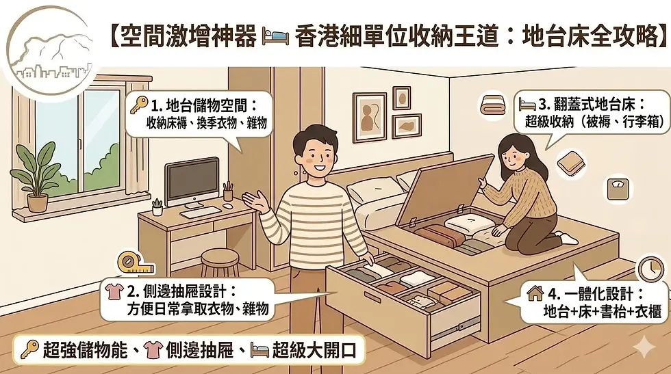 香港地台床設計
