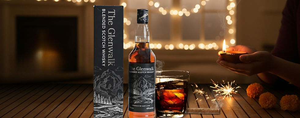 After Diwali Calm: Unwinding with a Glass of The Glenwalk