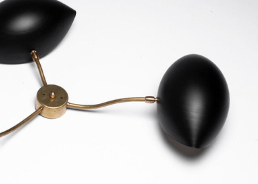 Thumbnail: Applique murale 3 bras coquillage