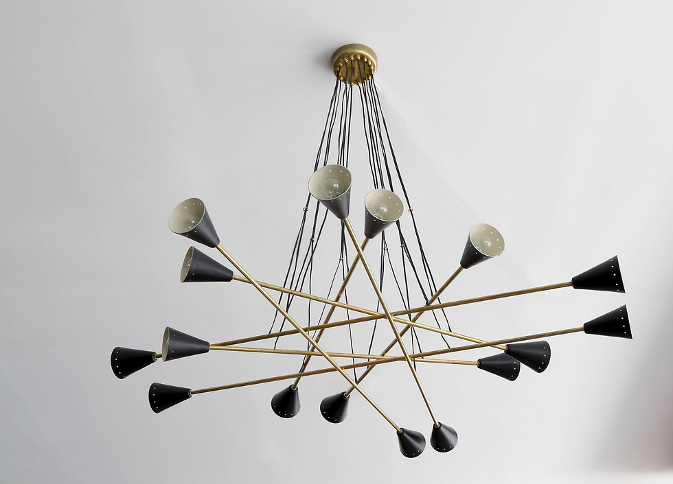 Miniature : Lustre Intrigo Sputnik Noir