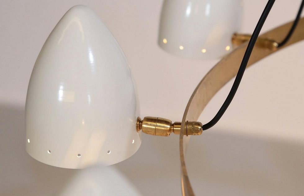 Thumbnail: Lustre Fanal 12 Cônes Blanc