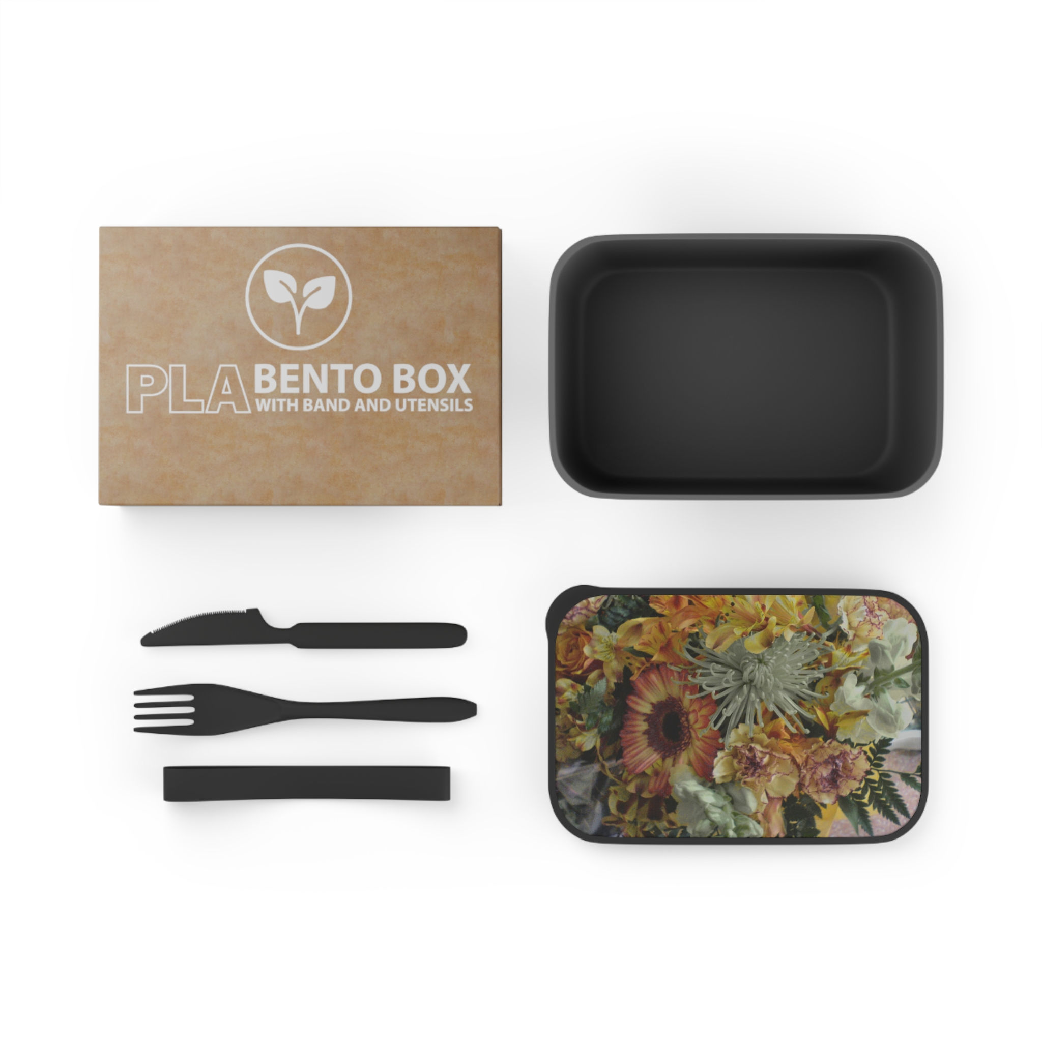 Earth Angels Collection History 03 PLA Bento Box with Band and Utensils