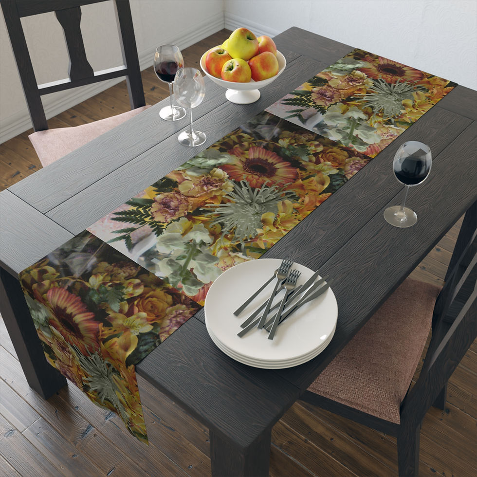Thumbnail: Earth Angels Collection History 03 Table Runner (Cotton, Poly)