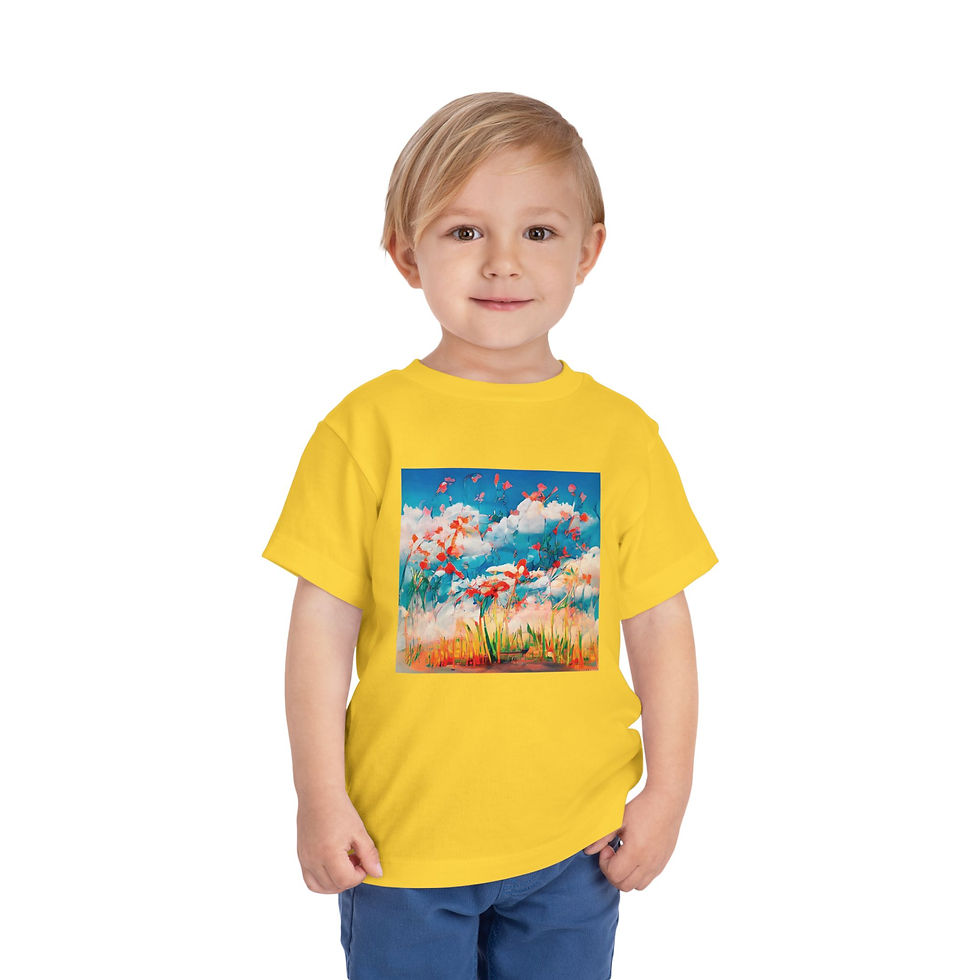 Thumbnail: Earth Angels Collection x Maciek Peter Kozlowski Art Toddler Short Sleeve Tee