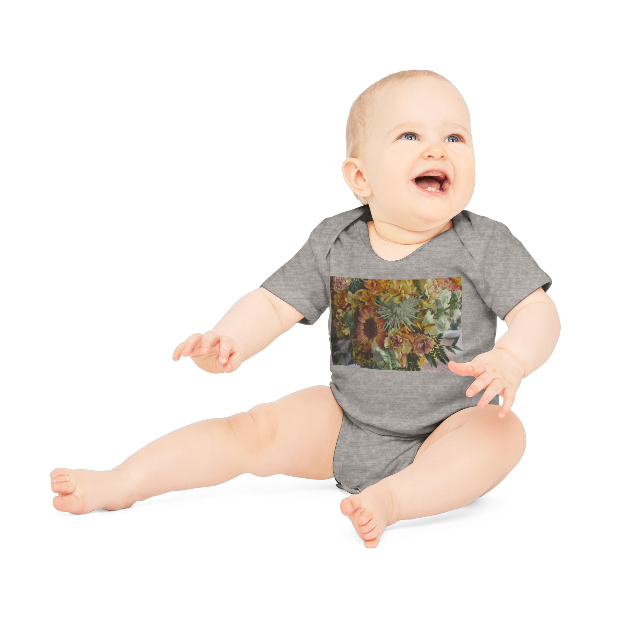 Earth Angels Collection History 03 Baby Organic Short Sleeve Bodysuit