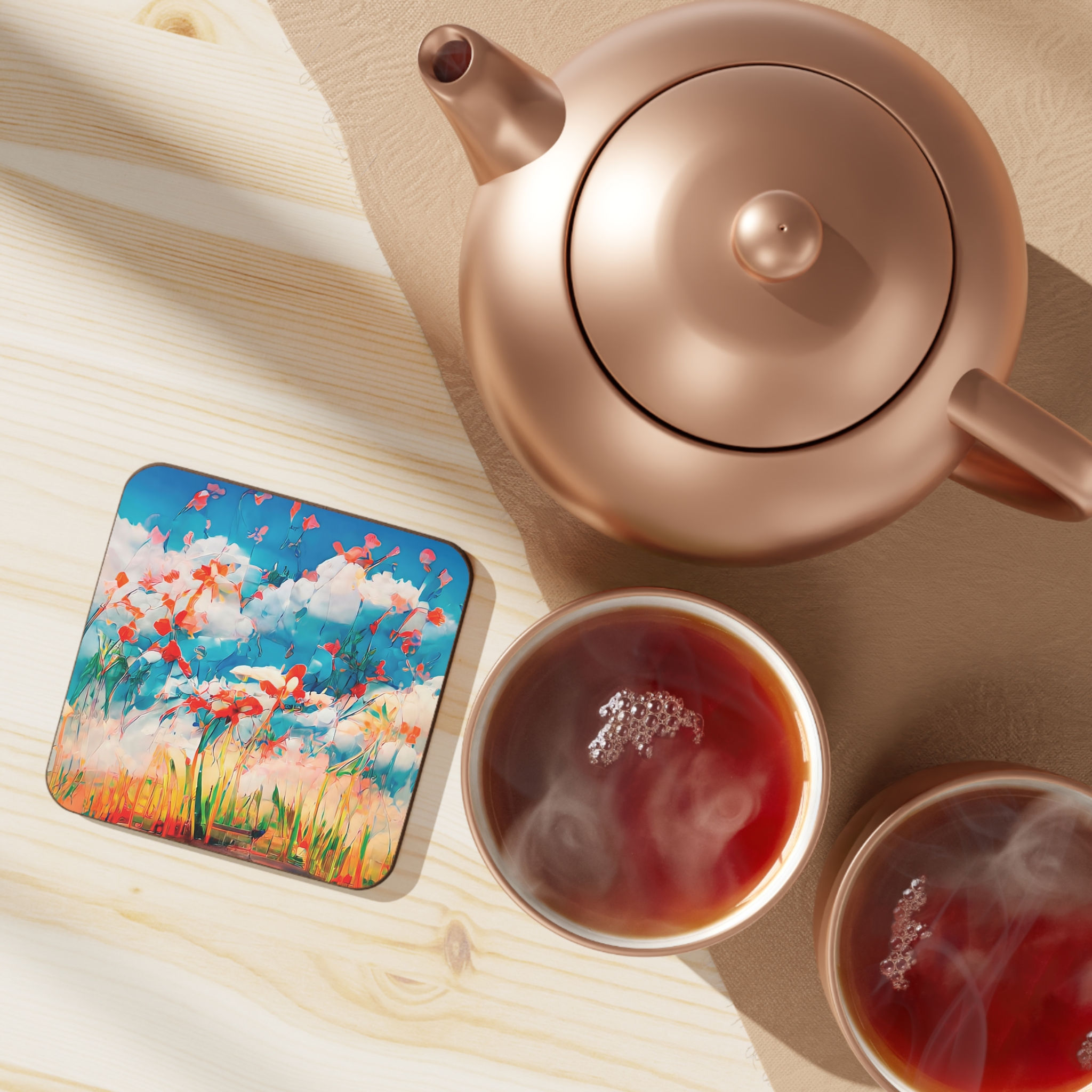 Earth Angels Collection x Maciek Peter Kozlowski Art Hardboard Back Coaster