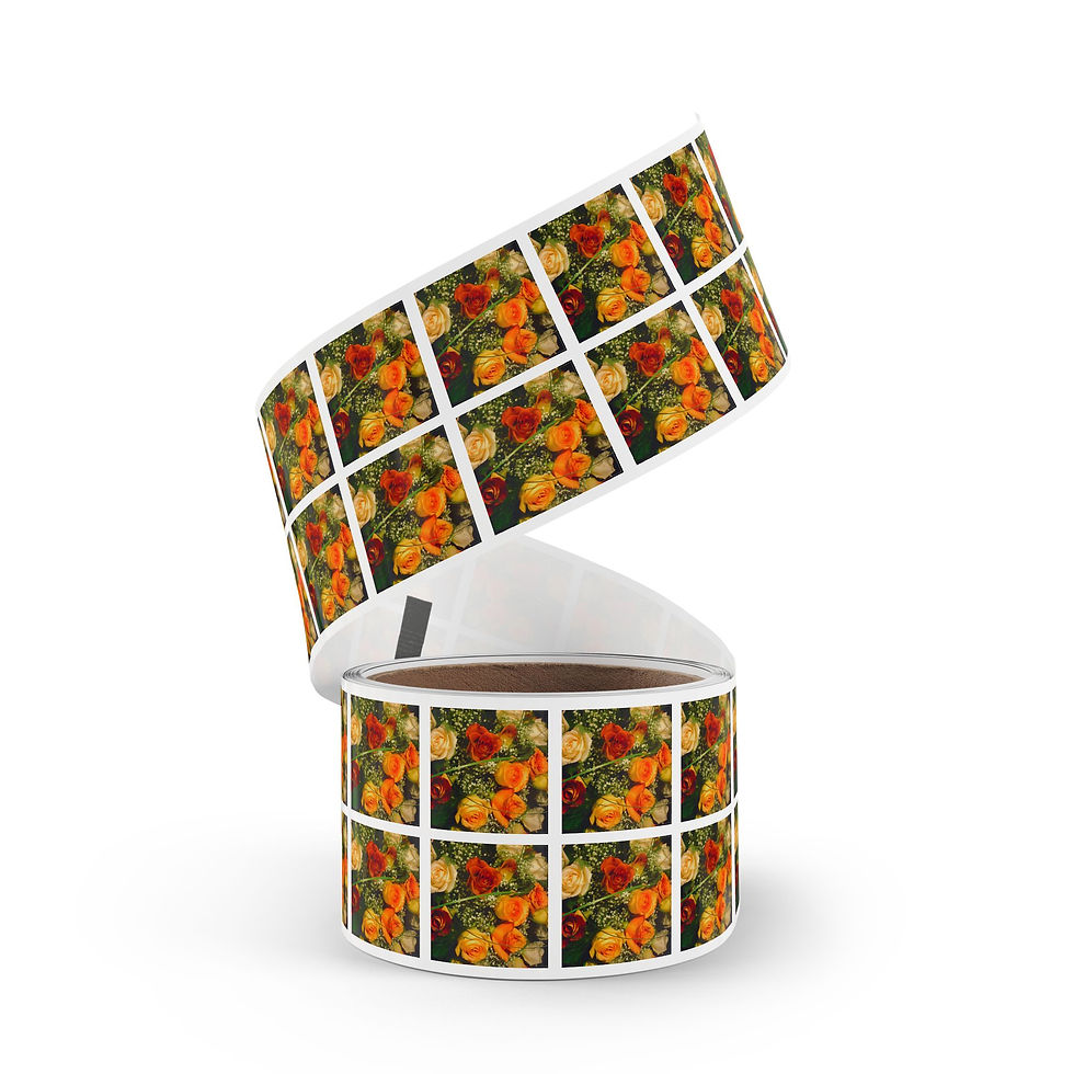 Thumbnail: Earth Angels Collection History 04 Square Sticker Label Rolls
