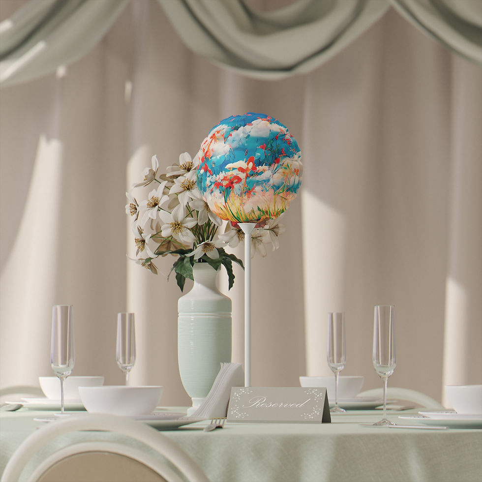 Thumbnail: Earth Angels Collection x Magic Peter Art Balloons (Round and Heart-shaped), 6"