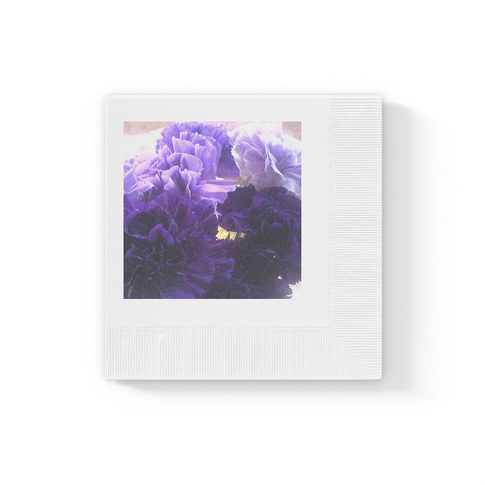 Thumbnail: Earth Angels Collection History 01 White Coined Napkins