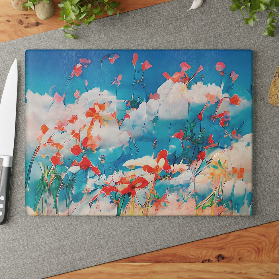 Thumbnail: Earth Angels Collection x Maciek Peter Kozlowski Art Glass Cutting Board