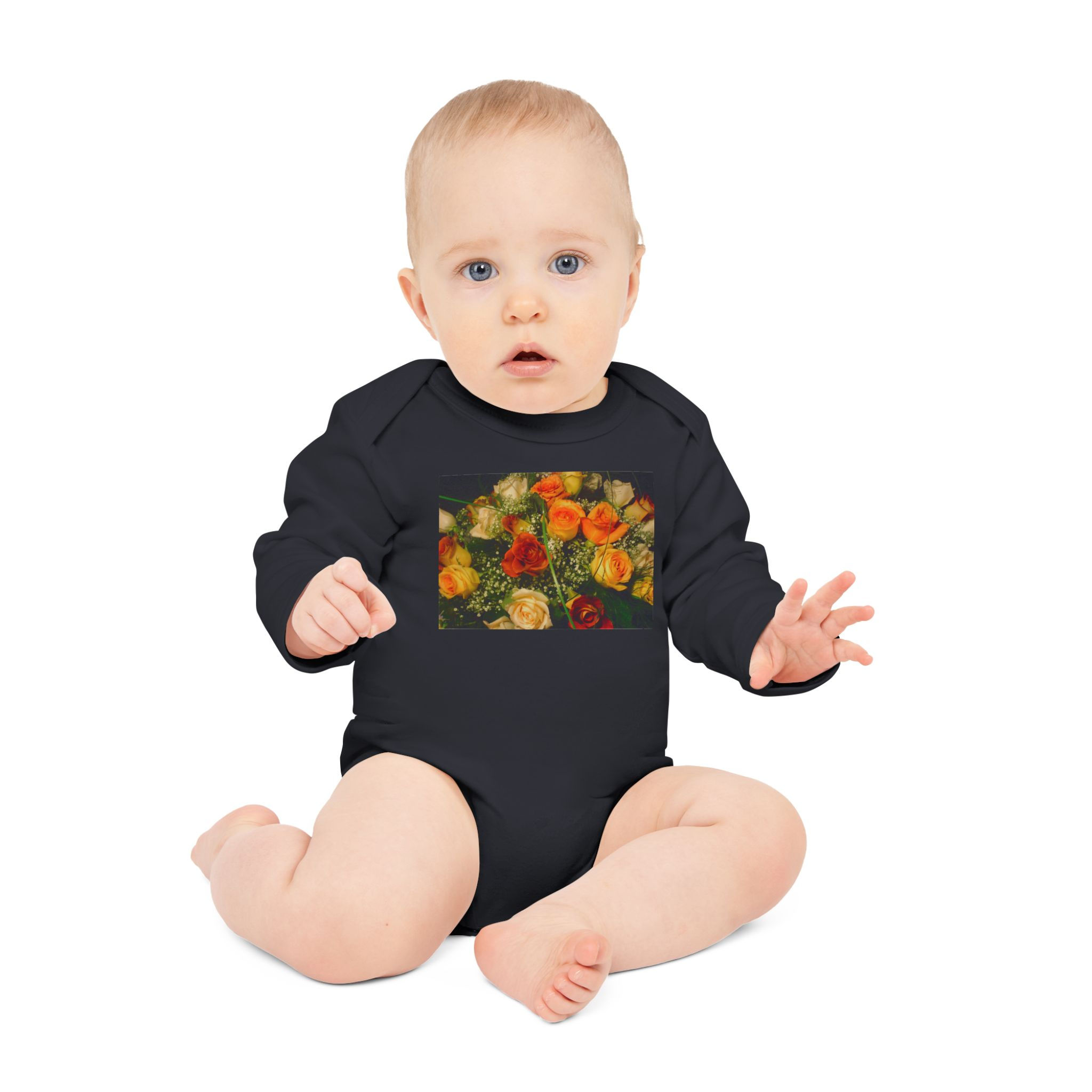 Earth Angels Collection History 04 Baby Long-Sleeve Organic Bodysuit