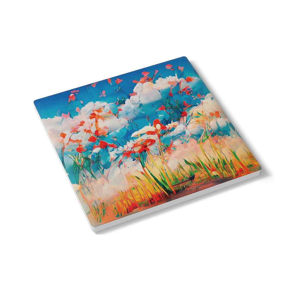 Thumbnail: Earth Angels Collection x Maciek Peter Kozlowski Art Ceramic Coaster