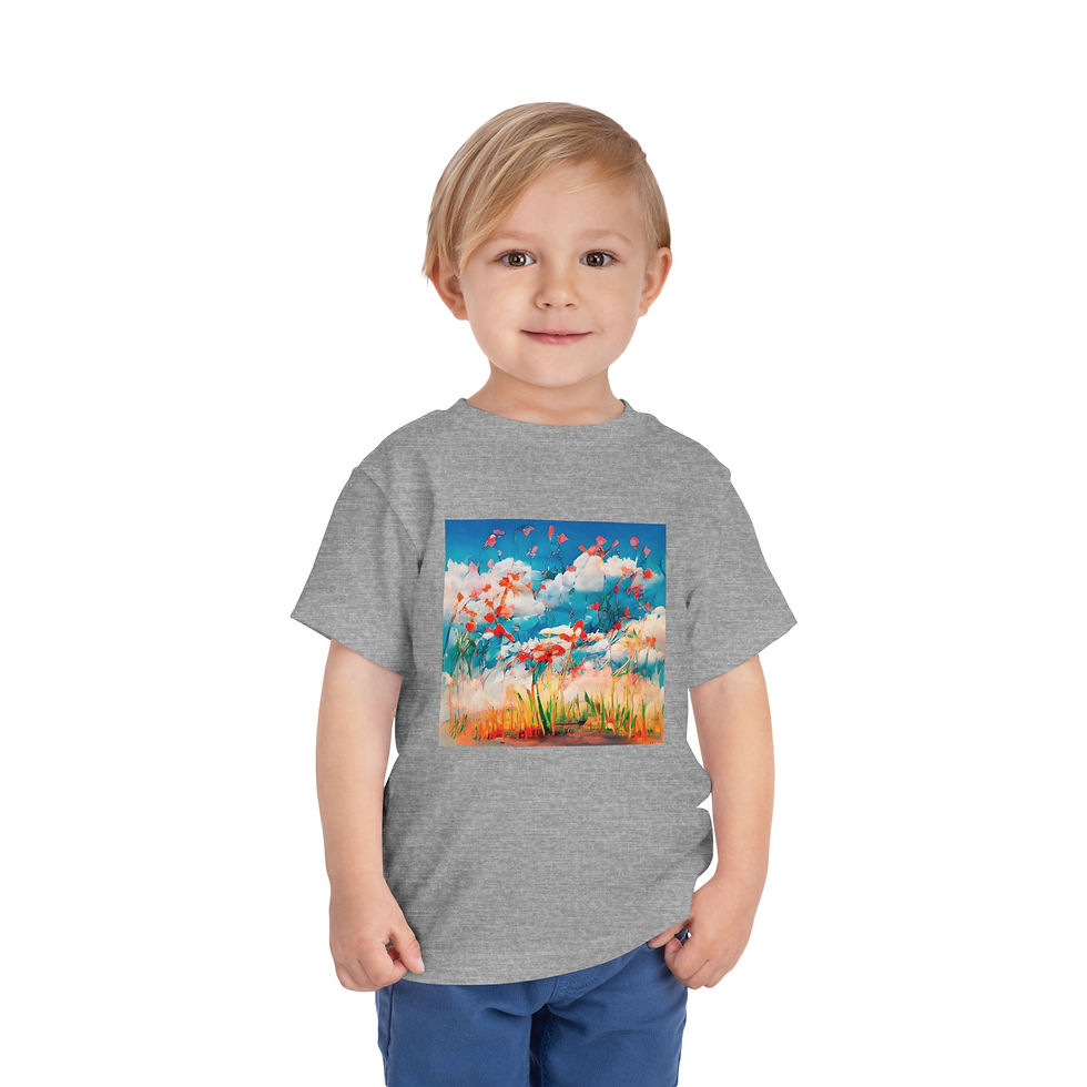 Thumbnail: Earth Angels Collection x Maciek Peter Kozlowski Art Toddler Short Sleeve Tee