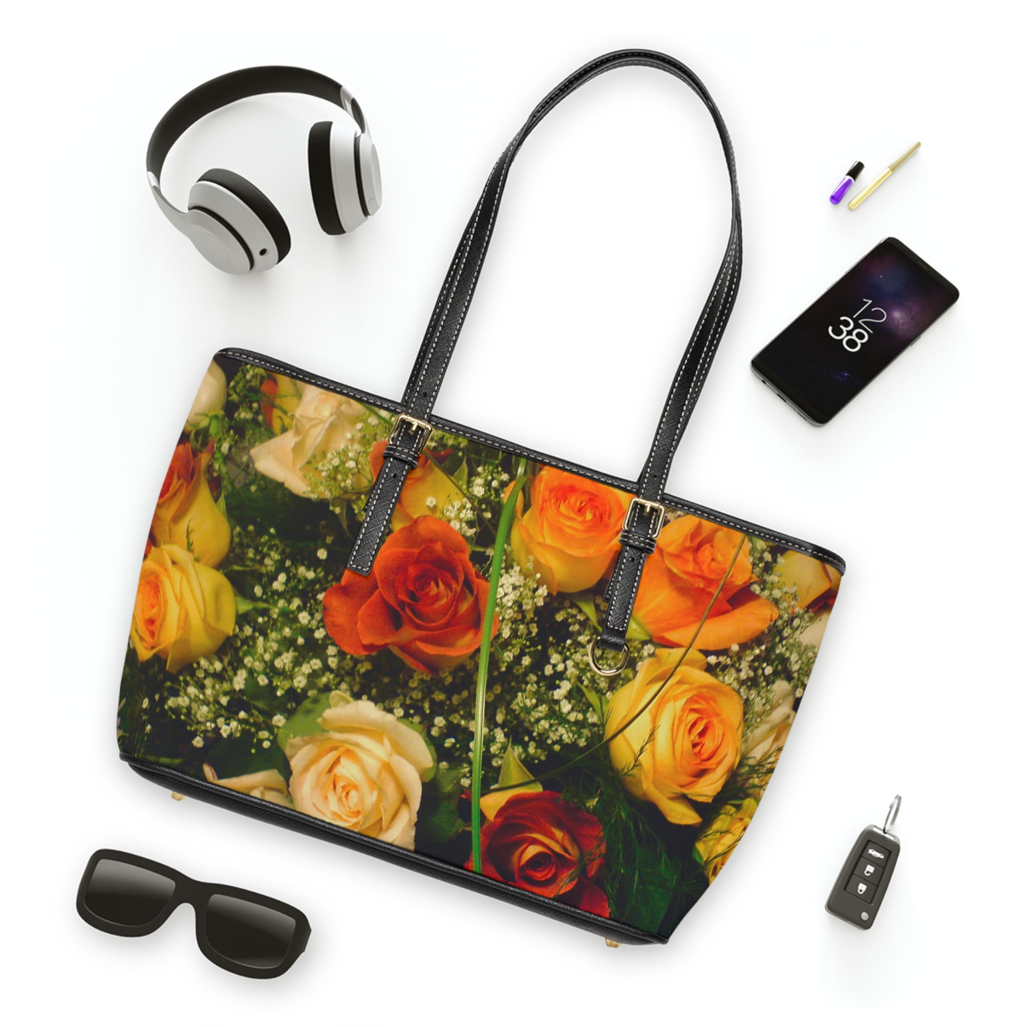 Earth Angels Collection History 04 PU Leather Shoulder Bag