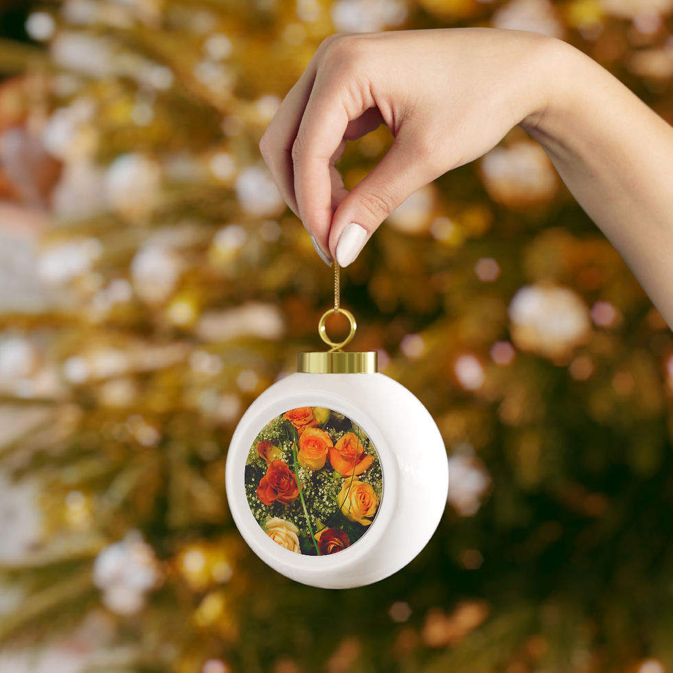 Thumbnail: Earth Angels Collection History 04 Christmas Ball Ornament