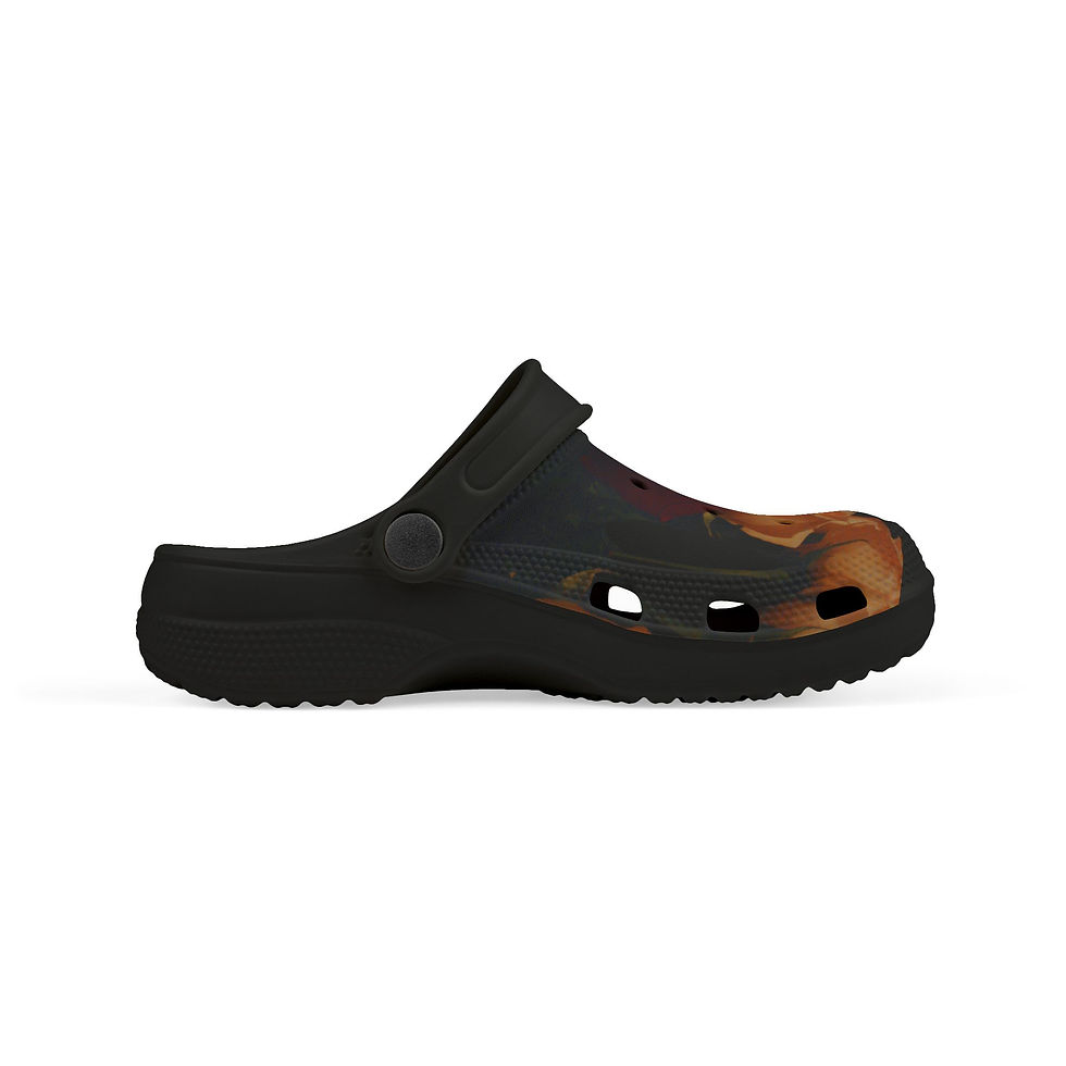 Thumbnail: Earth Angels Collection History 02 Kid's EVA Foam Clogs (AOP)