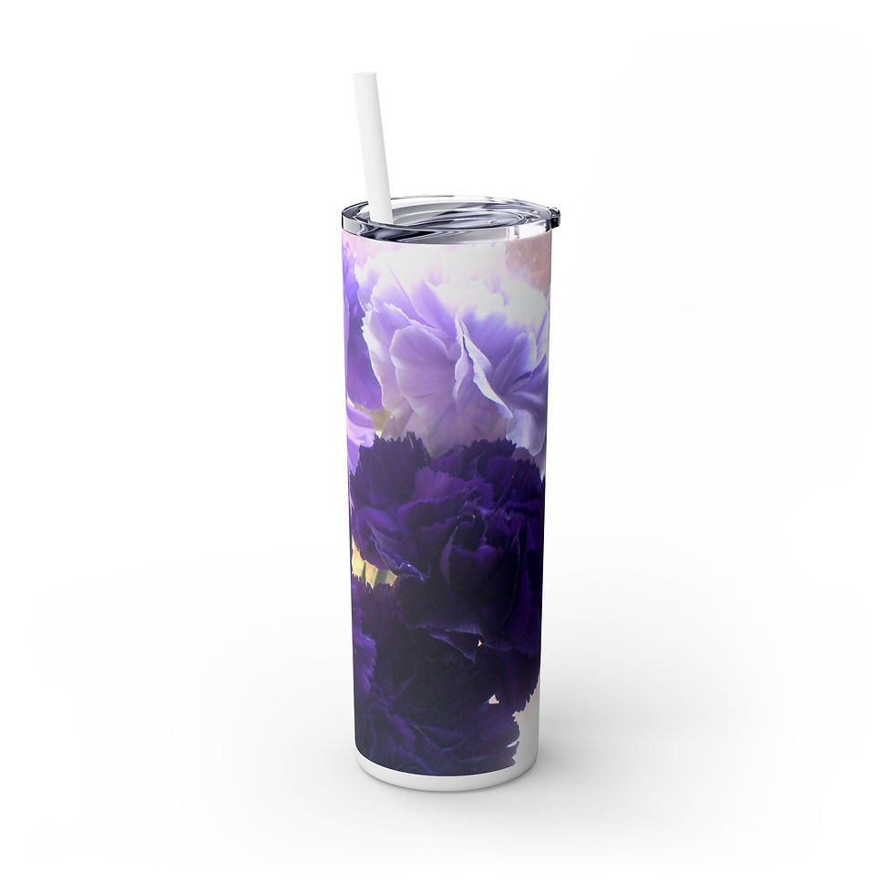 Thumbnail: Earth Angels Collection History 01 Skinny Tumbler with Straw, 20oz