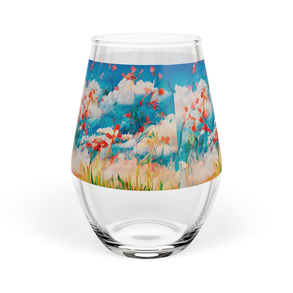 Thumbnail: Earth Angels Collection x Magic Peter Art Stemless Wine Glass, 11.75oz