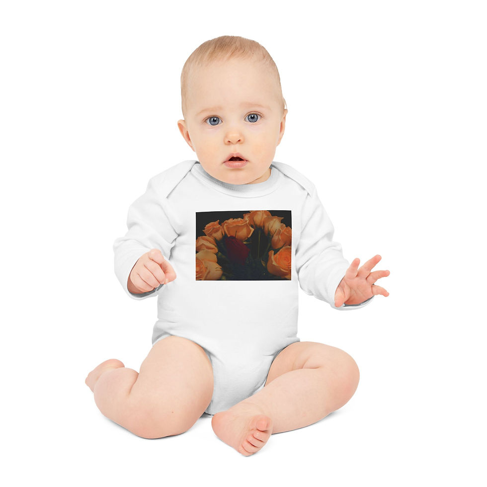 Thumbnail: Earth Angels Collection History 02 Baby Long-Sleeve Organic Bodysuit