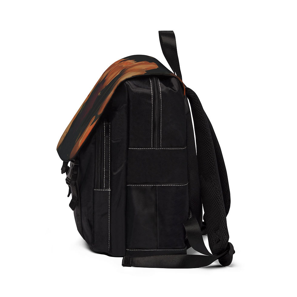 Thumbnail: Earth Angels Collection History 02 Unisex Casual Shoulder Backpack