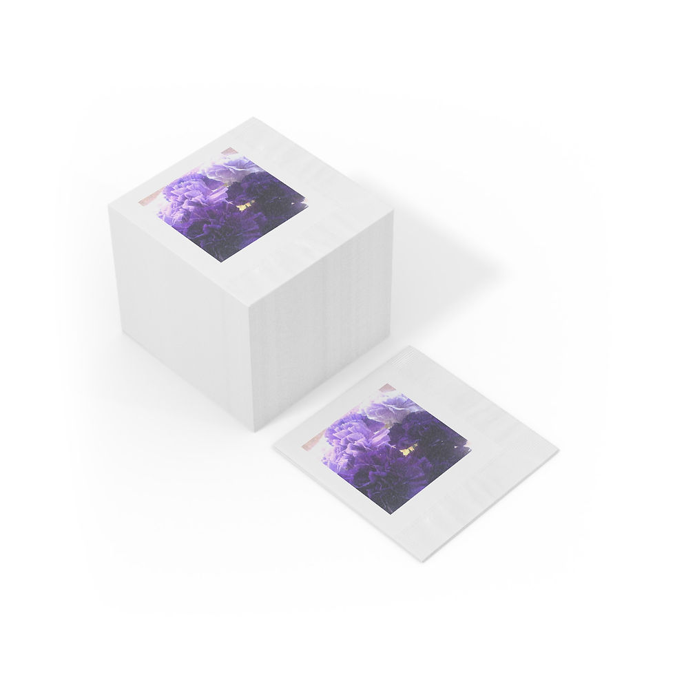 Thumbnail: Earth Angels Collection History 01 White Coined Napkins
