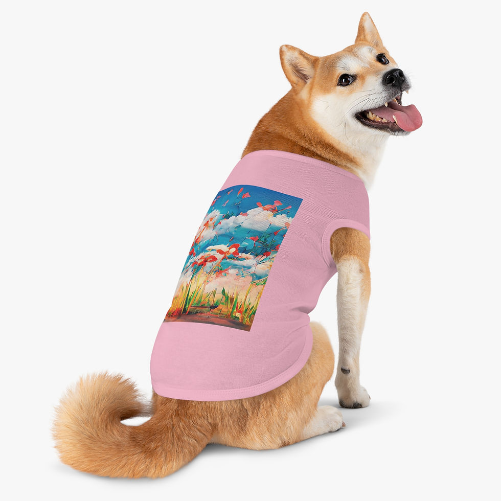 Thumbnail: Earth Angels Collection x Maciek Peter Kozlowski Art Pet Tank Top