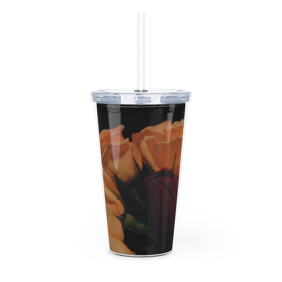 Thumbnail: Earth Angels Collection History 02 Plastic Tumbler with Straw