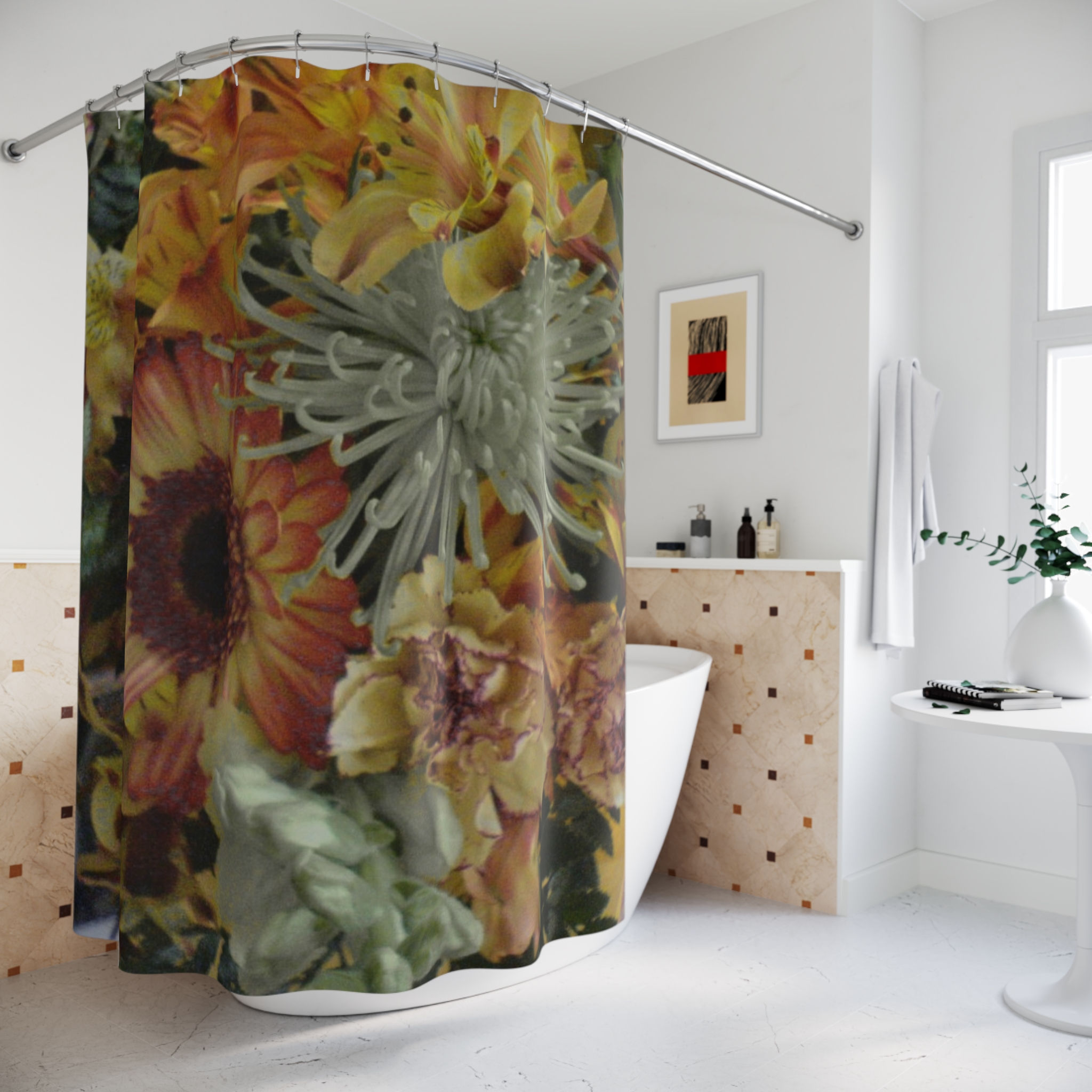 Earth Angels Collection History 03 Shower Curtains
