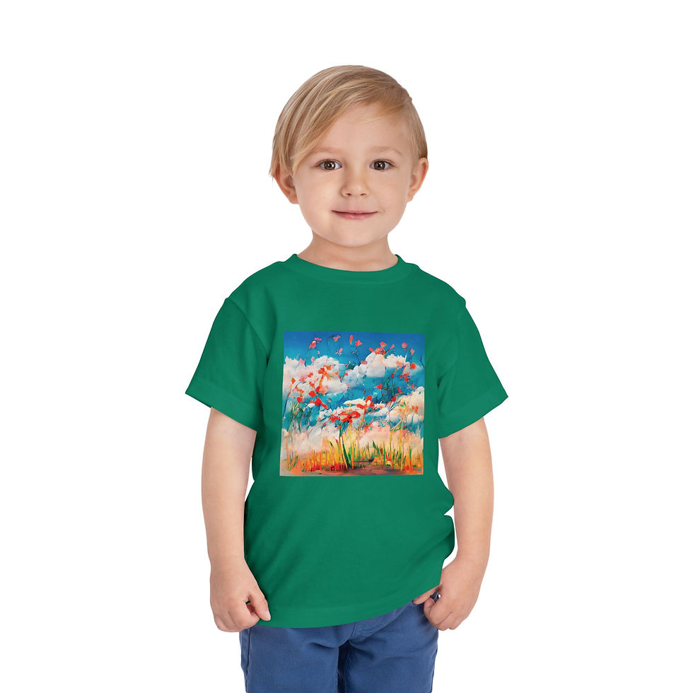 Thumbnail: Earth Angels Collection x Maciek Peter Kozlowski Art Toddler Short Sleeve Tee