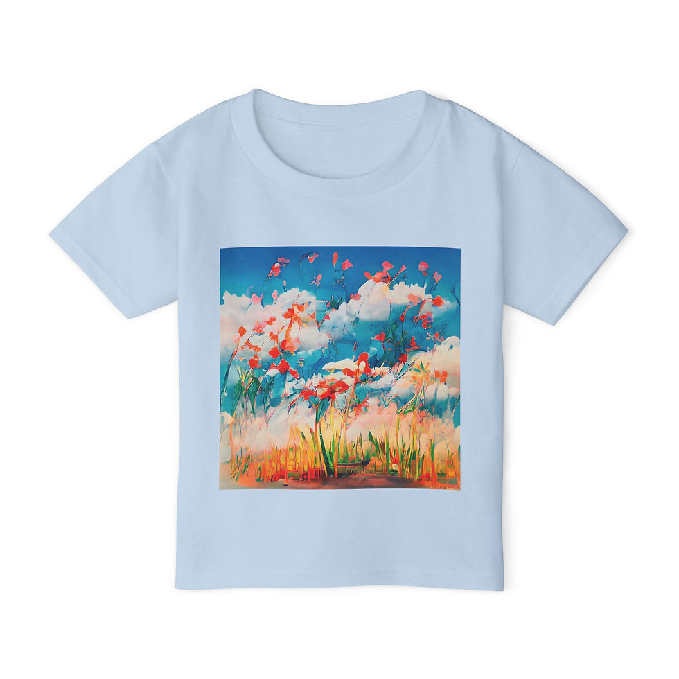 Thumbnail: Earth Angels Collection x Magic Peter Art Heavy Cotton™ Toddler T-shirt