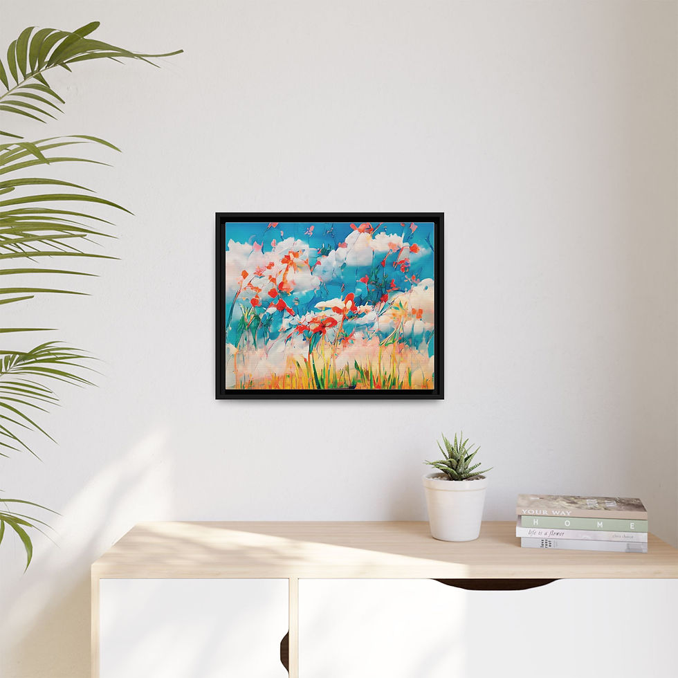 Thumbnail: Earth Angels Collection x Magic Peter Art Matte Canvas, Framed (Multi-color)