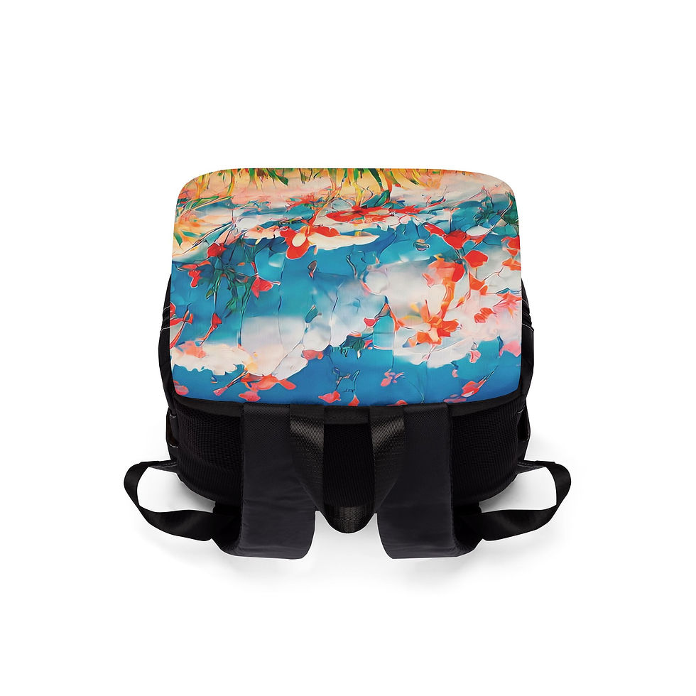 Thumbnail: Earth Angels Collection x Magic Peter Art Unisex Casual Shoulder Backpack
