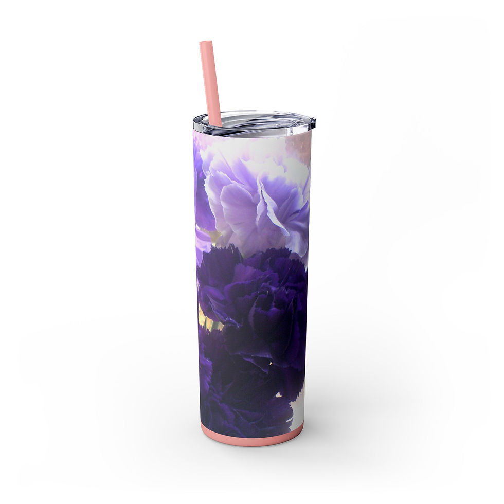 Thumbnail: Earth Angels Collection History 01 Skinny Tumbler with Straw, 20oz