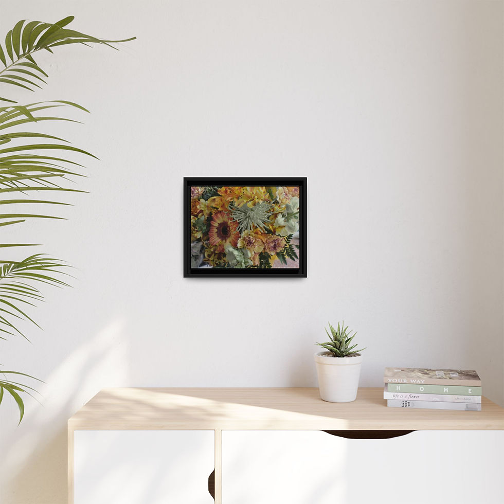 Thumbnail: Earth Angels Collection History 03 Matte Canvas, Framed (Multi-color)