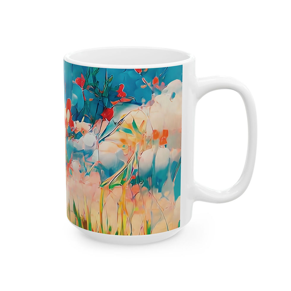 Thumbnail: Earth Angels Collection x Maciek Peter Kozlowski Art Ceramic Mug, (11oz, 15oz)