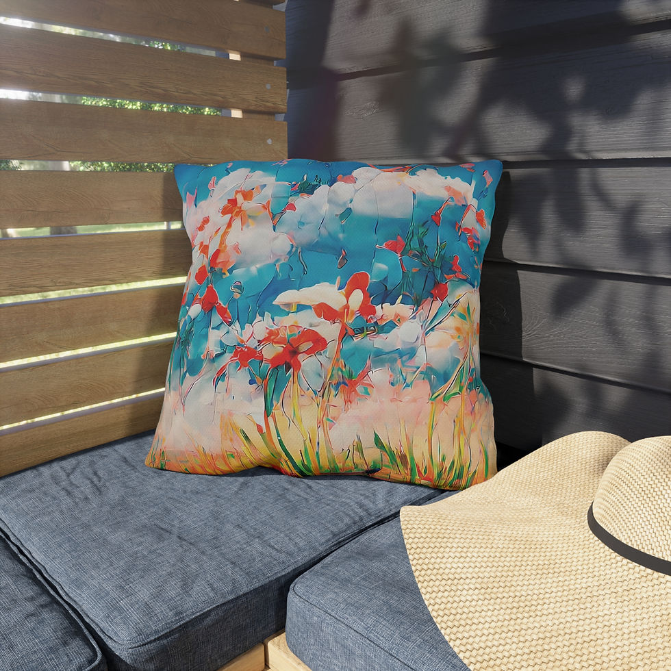 Thumbnail: Earth Angels Collection x Maciek Peter Kozlowski Art Outdoor Pillows
