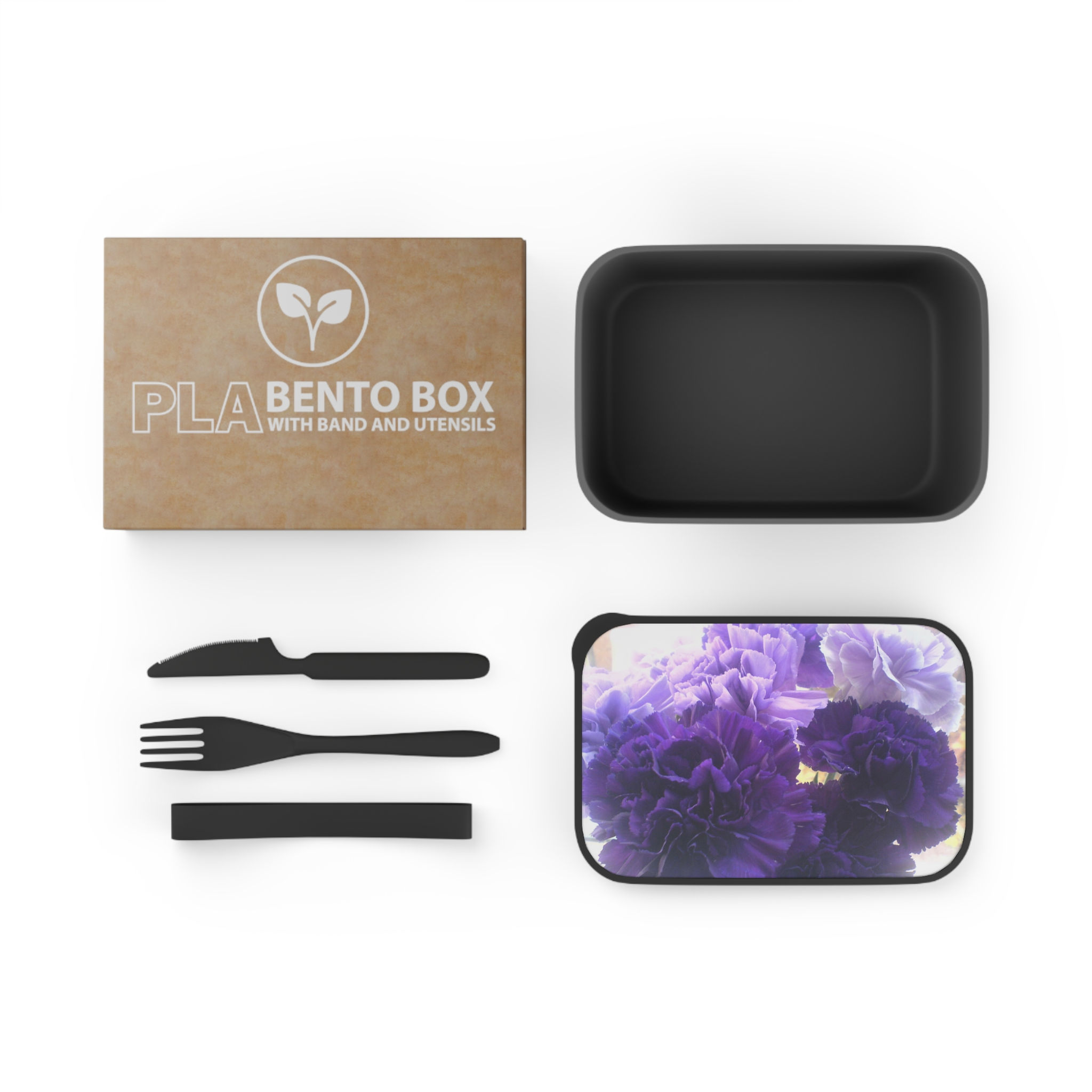 Earth Angels Collection History 01 PLA Bento Box with Band and Utensils