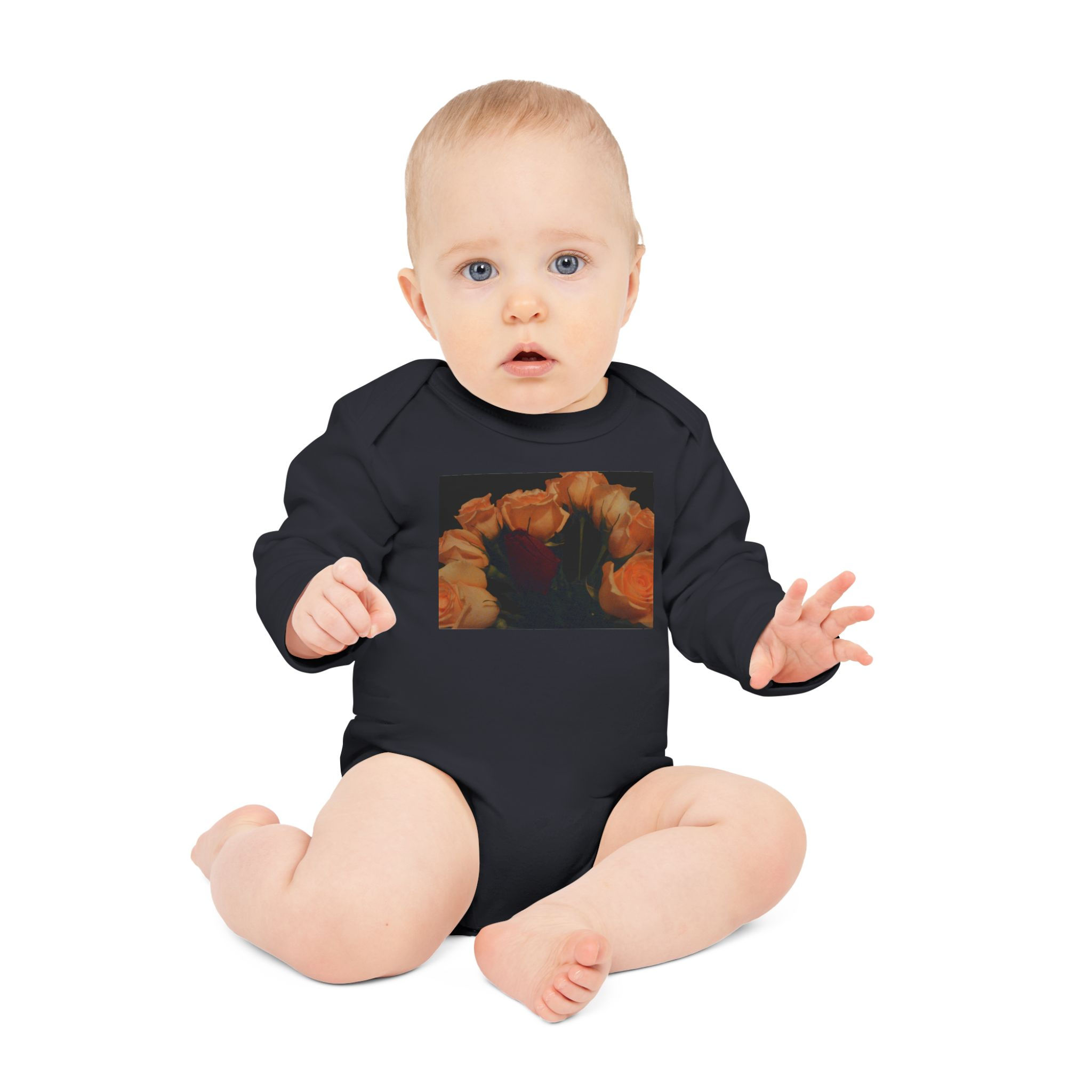 Earth Angels Collection History 02 Baby Long-Sleeve Organic Bodysuit