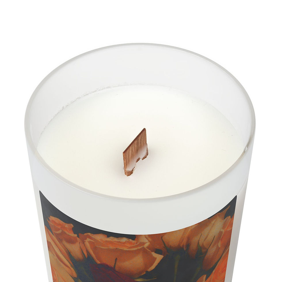 Thumbnail: Earth Angels Collection History 02 Frosted Glass Candle, 11oz