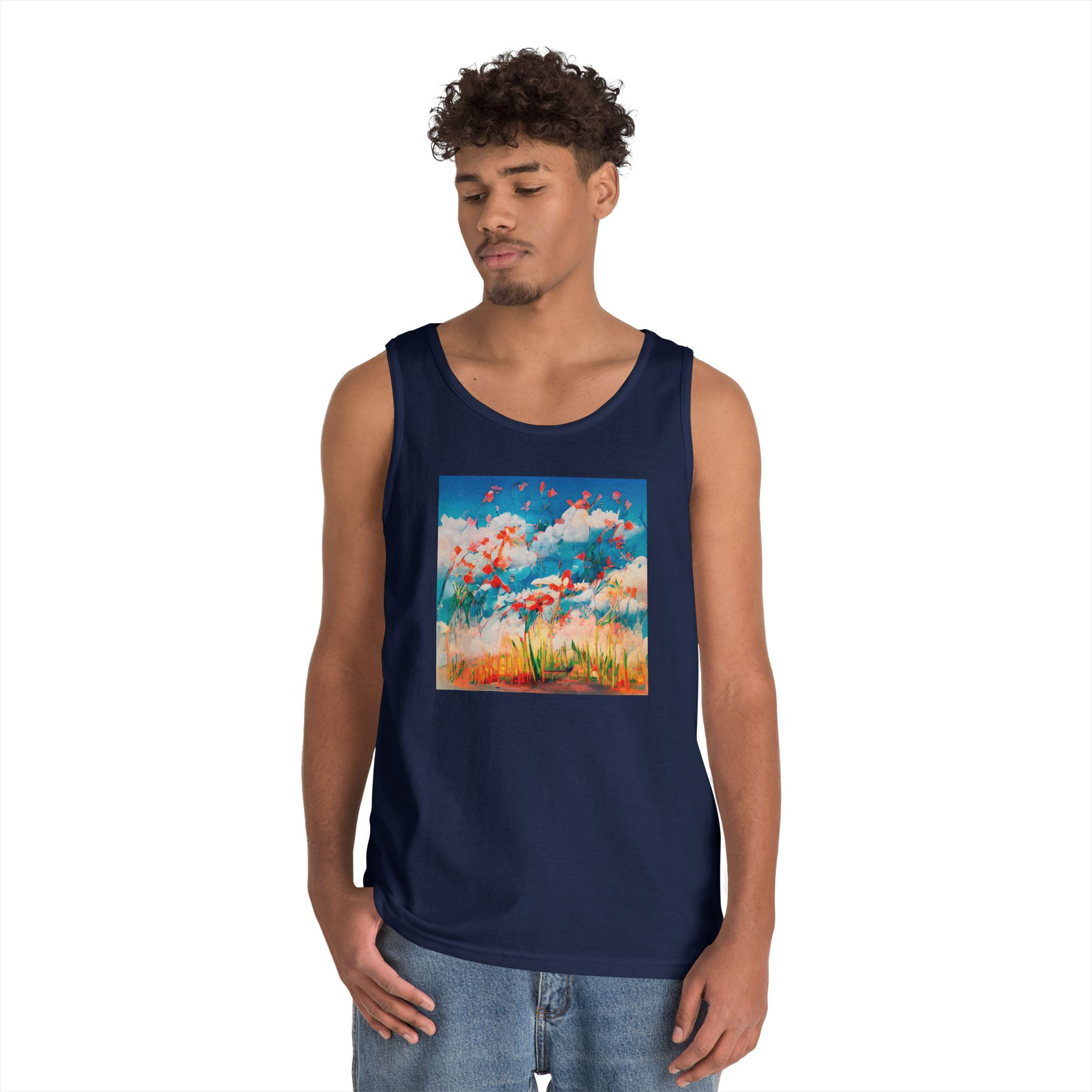 Earth Angels Collection x Magic Peter Art Unisex Heavy Cotton Tank Top