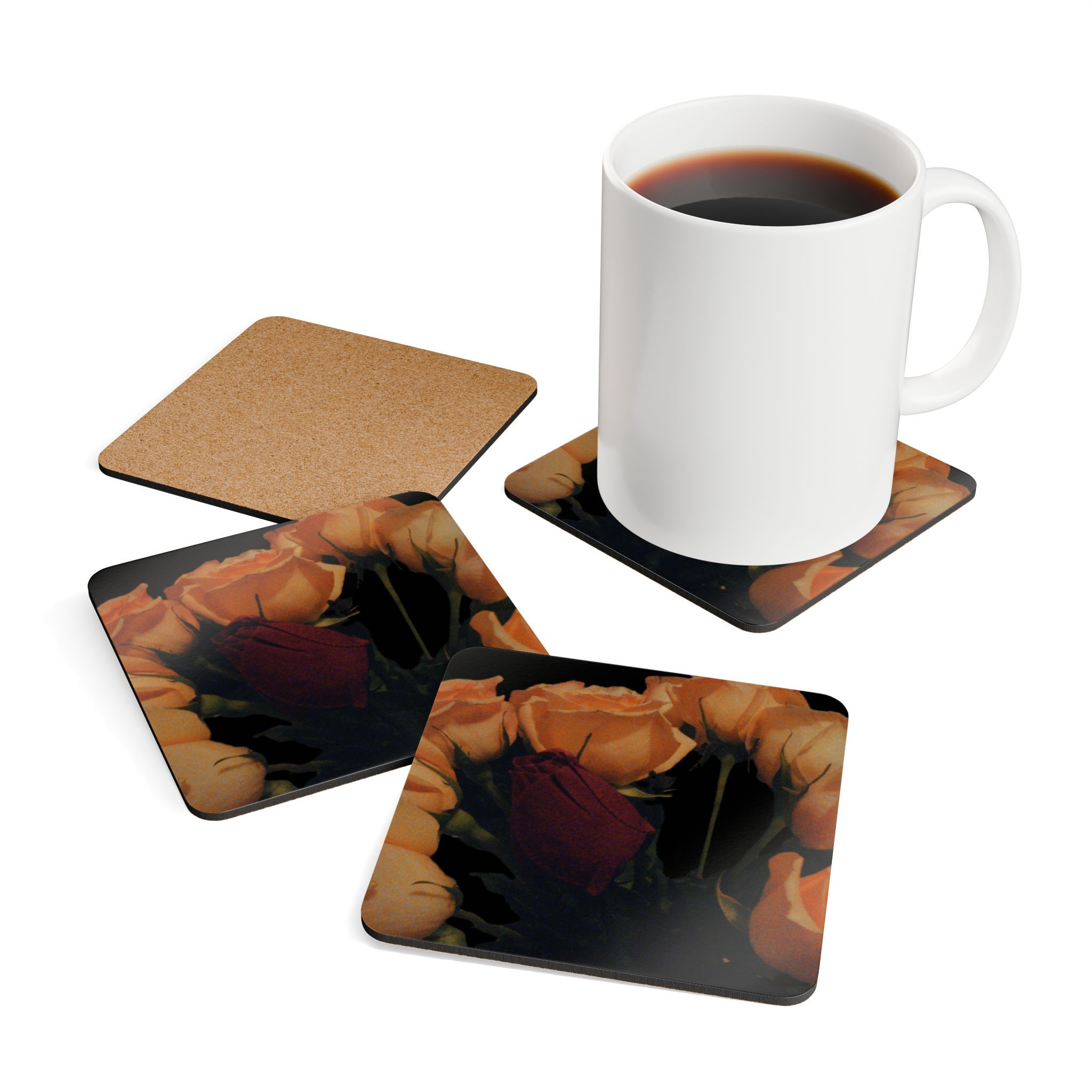 Earth Angels Collection History 02 Corkwood Coaster Set