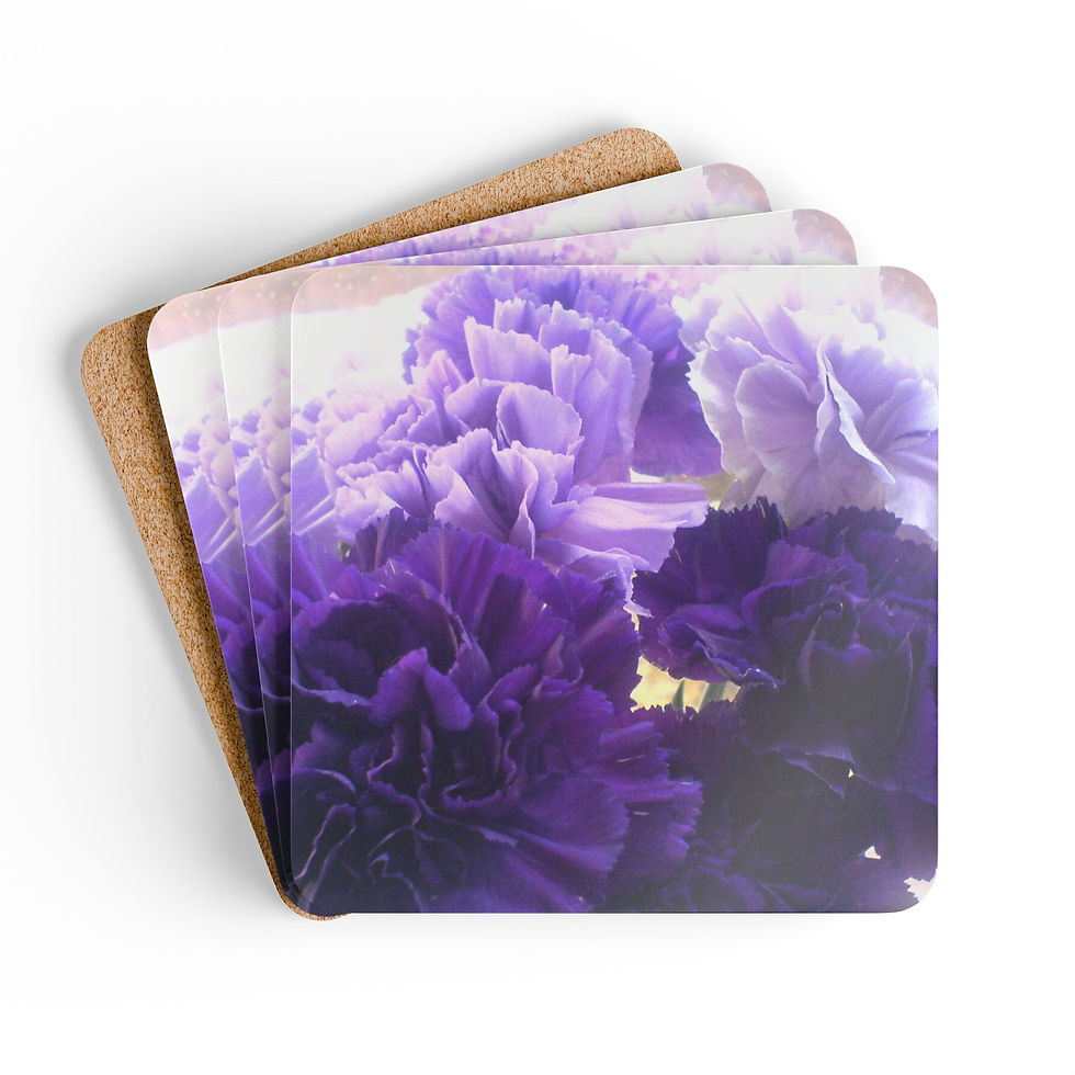 Thumbnail: Earth Angels Collection History 01 Corkwood Coaster Set