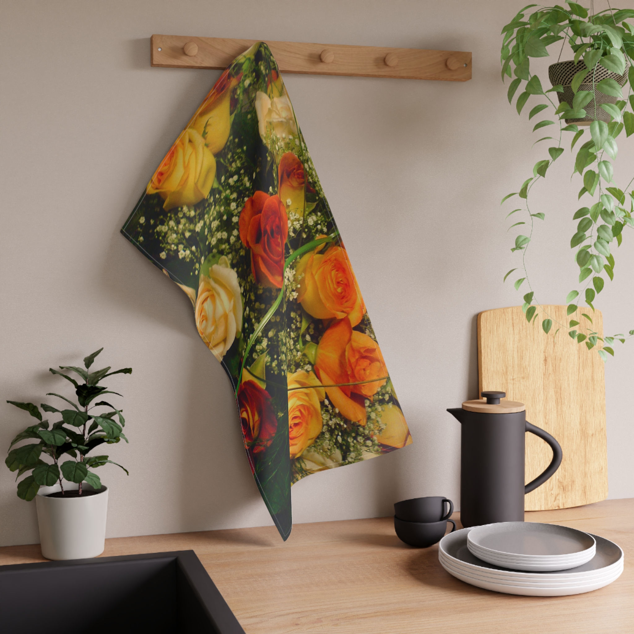Earth Angels Collection History 04 Tea Towels (cotton, poly)