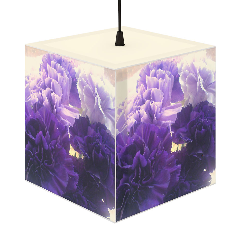 Earth Angels Collection History 01 Light Cube Lamp