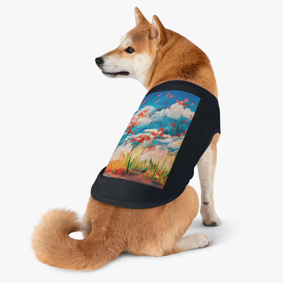 Thumbnail: Earth Angels Collection x Maciek Peter Kozlowski Art Pet Tank Top